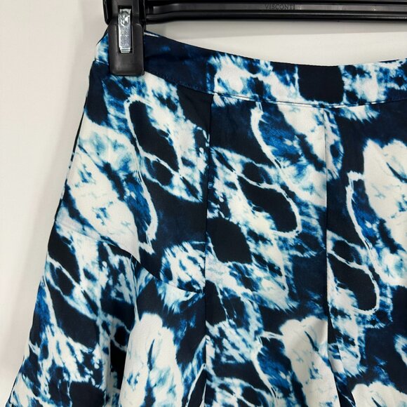 Lovers‎ + Friends Flowy Shorts XS Tie Dye Print High Rise Waist Blue White - Picture 4 of 6